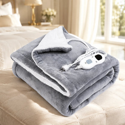 Heated Shawl & Knee Wrap Flannel-Lined 3 Heat Settings