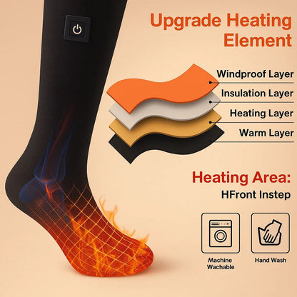 Heated Socks Quick Heat 3-Level Rechargeable