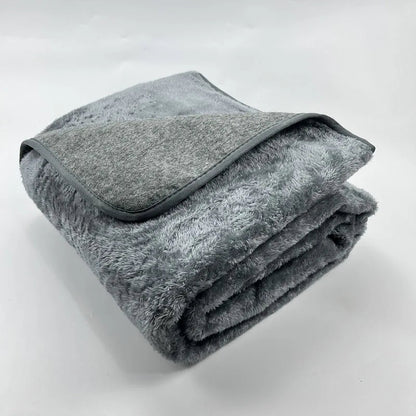Heated Travel Blanket 12V Plug-In Machine-Washable