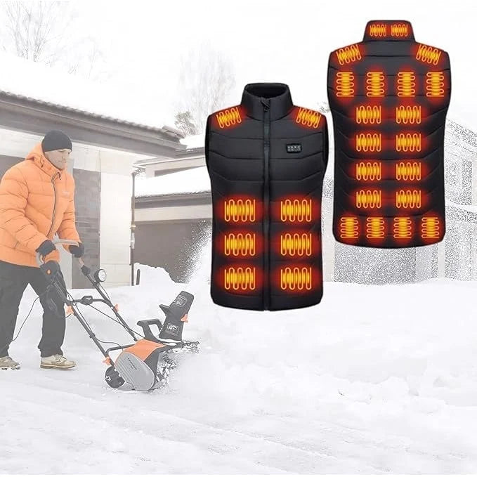 Heated Vest USB Rechargeable Multi-Zone Heating