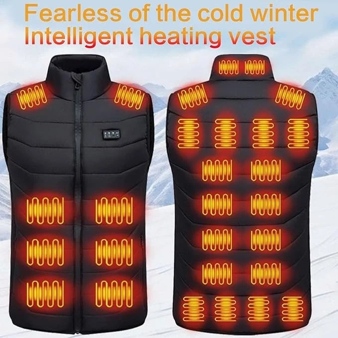 Heated Vest USB Rechargeable Multi-Zone Heating