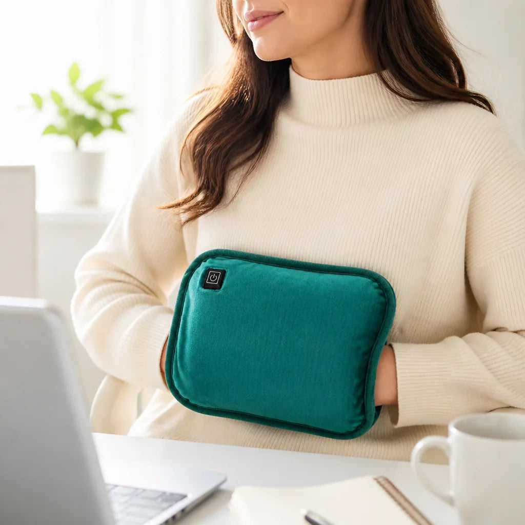 Heating Pad USB Rechargeable Adjustable Heat Plush Cover