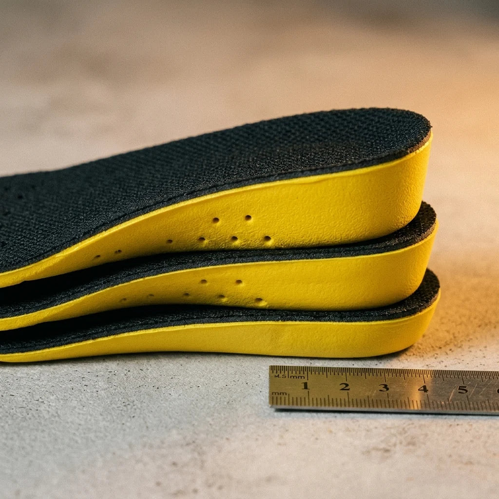 Height Increasing Insoles Full-Length EVA Perforated Top