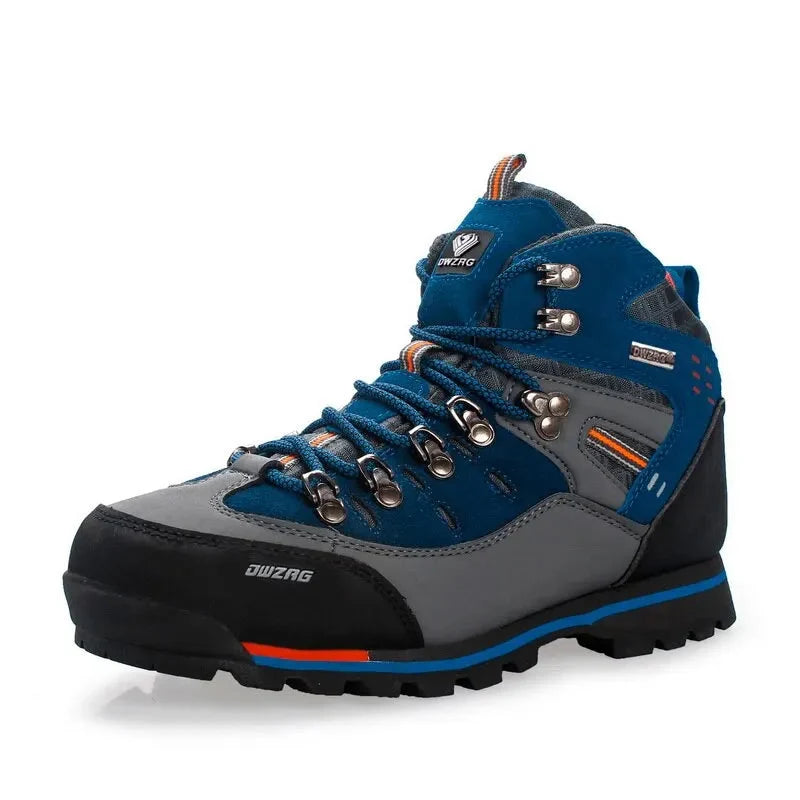 Hiking Shoes Ankle-High Lace-Up Grip Sole