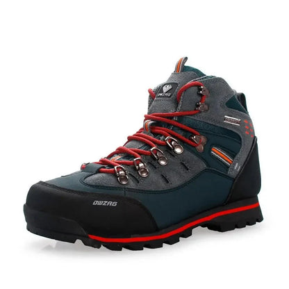 Hiking Shoes Ankle-High Lace-Up Grip Sole
