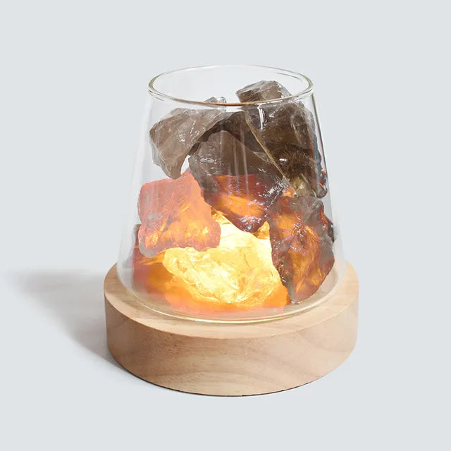 Himalayan Salt Lamp Aroma Diffuser USB Rechargeable