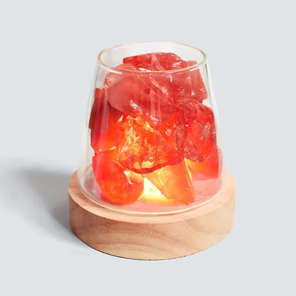 Himalayan Salt Lamp Aroma Diffuser USB Rechargeable
