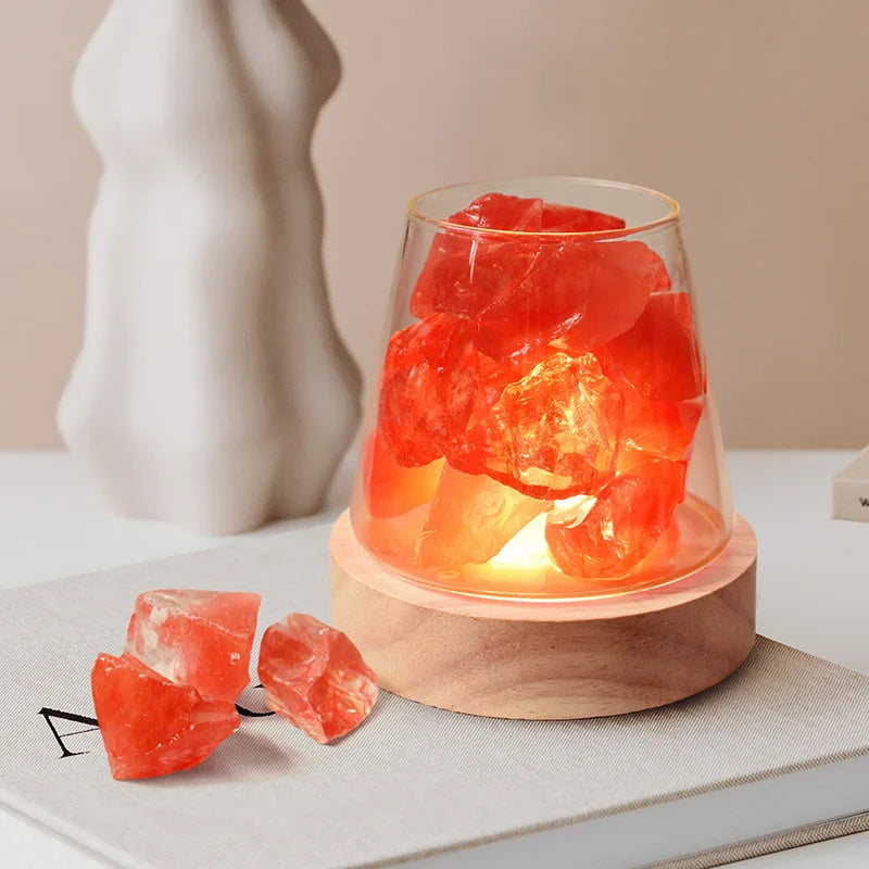 Himalayan Salt Lamp Aroma Diffuser USB Rechargeable