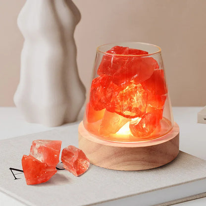 Himalayan Salt Lamp Aroma Diffuser USB Rechargeable