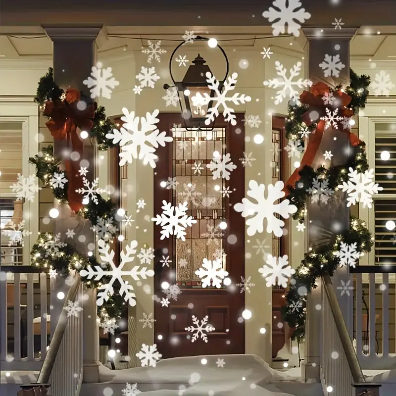 Holiday Projector Moving Snowflake LED Indoor & Outdoor