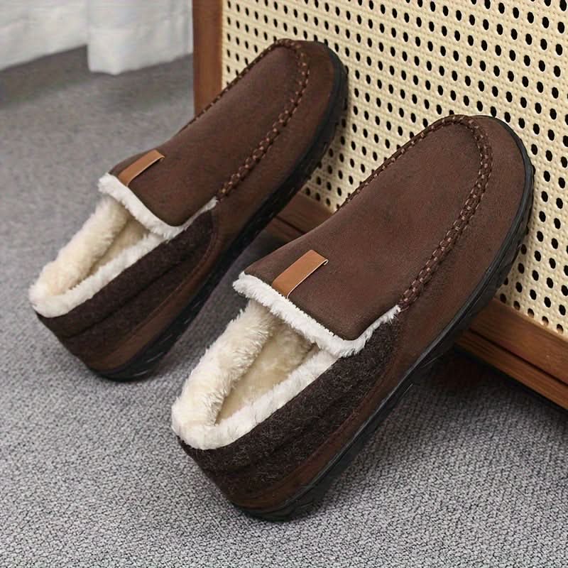 House Slippers Fleece Lined & Closed Back Large Sizes
