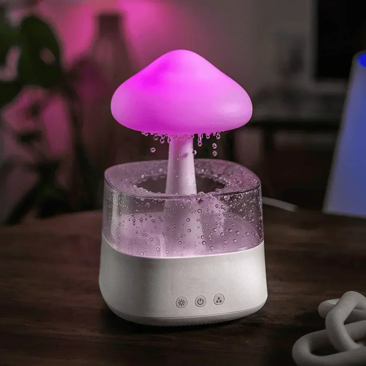 Humidifier Ultrasonic Mist LED Night Light Silent Auto Shut-Off