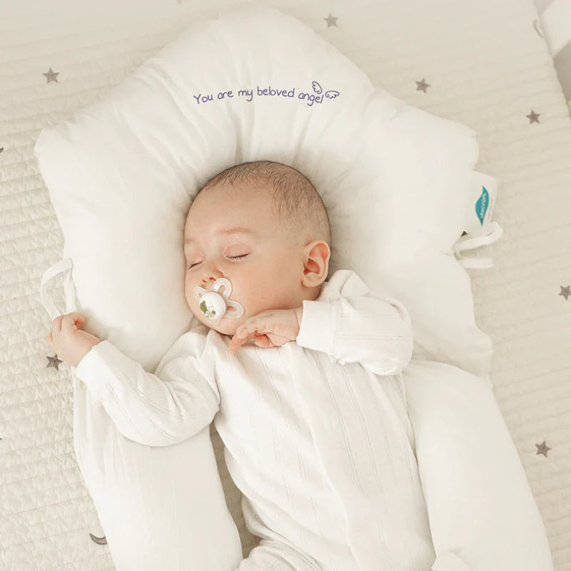 Infant Pillow Ergonomic Memory Foam Hypoallergenic Cotton Cover