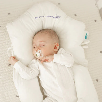 Infant Pillow Ergonomic Memory Foam Hypoallergenic Cotton Cover