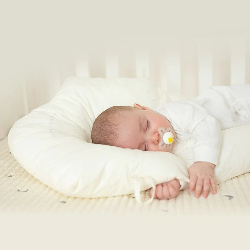 Infant Pillow Ergonomic Memory Foam Hypoallergenic Cotton Cover