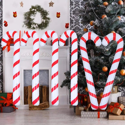 Inflatable Candy Canes Set of 4 Indoor & Outdoor