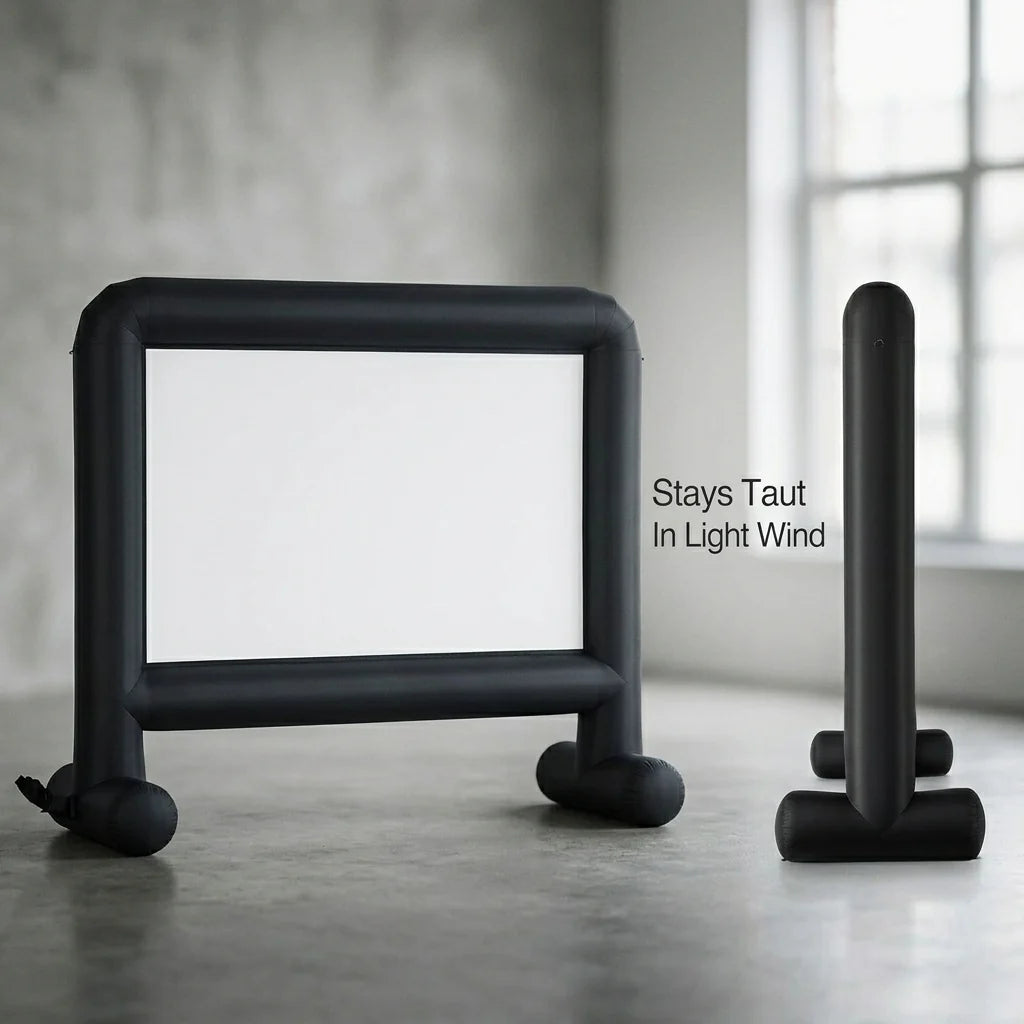 Inflatable Movie Screen Seam-Free Matte Oxford 16:9 Widescreen