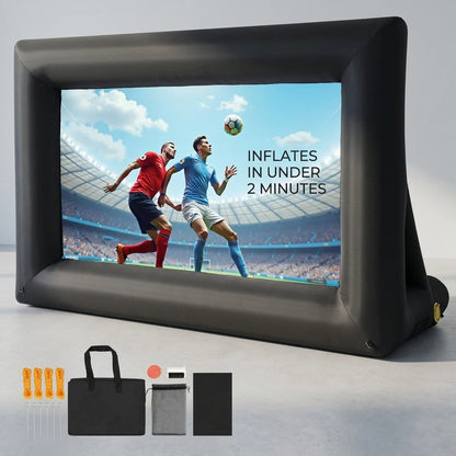 Inflatable Movie Screen Seam-Free Matte Oxford 16:9 Widescreen