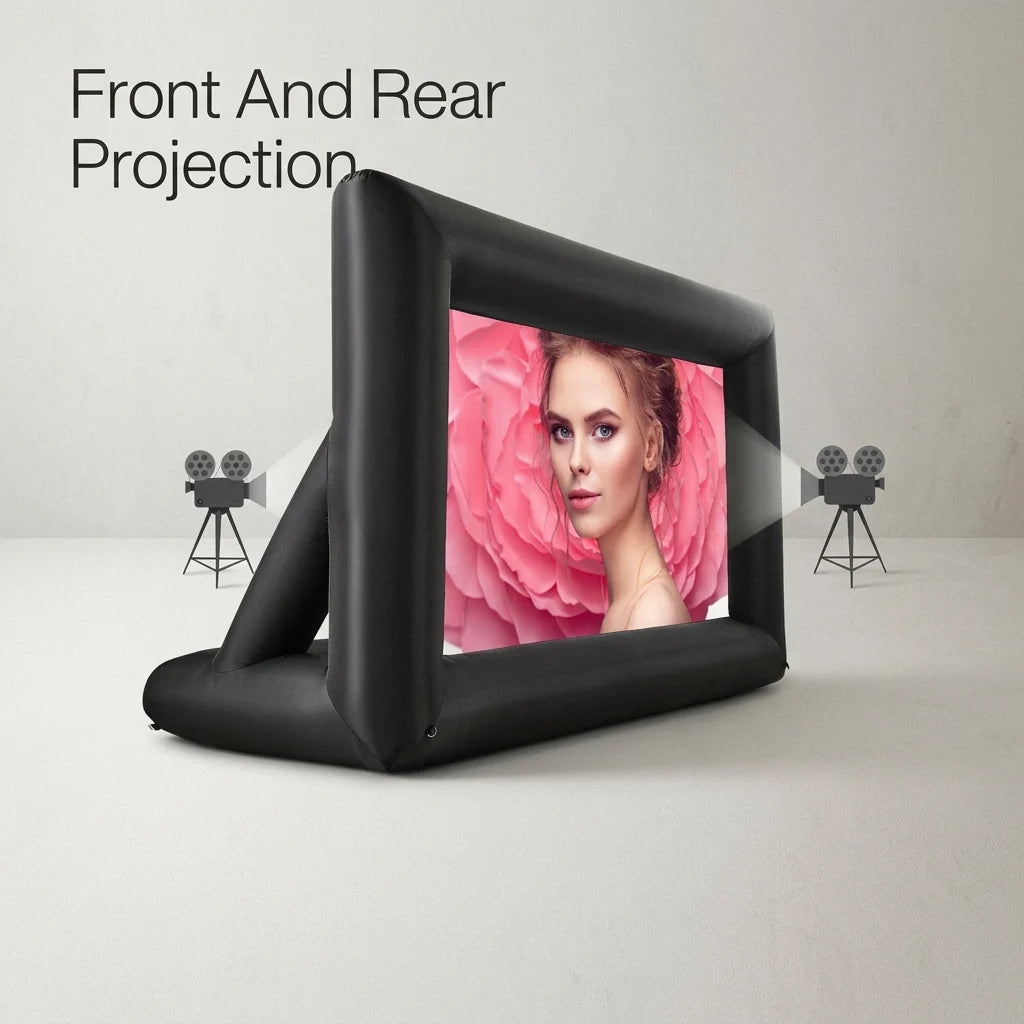 Inflatable Movie Screen Seam-Free Matte Oxford 16:9 Widescreen