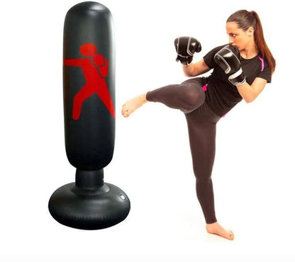 Inflatable Punching Bag Water-Fillable Base Durable Multilayer PVC