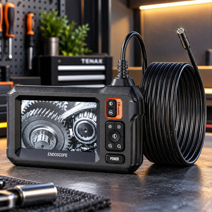 Inspection Camera 50 Foot Semi-Rigid Cable 4.3 Inch Screen