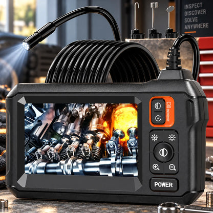 Inspection Camera 50 Foot Semi-Rigid Cable 4.3 Inch Screen
