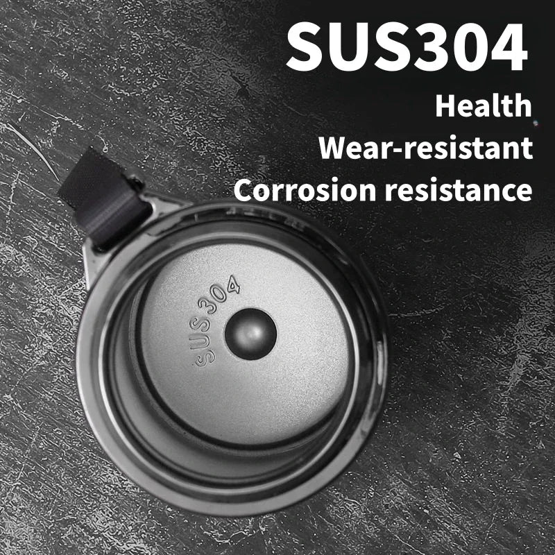 Insulated Bottle LED Temperature Display Leak-Proof Closure Ergonomic Handle