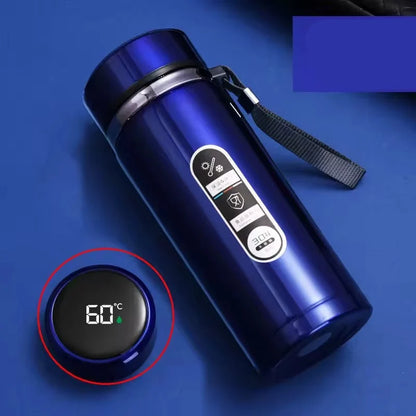 Insulated Bottle LED Temperature Display Leak-Proof Closure Ergonomic Handle