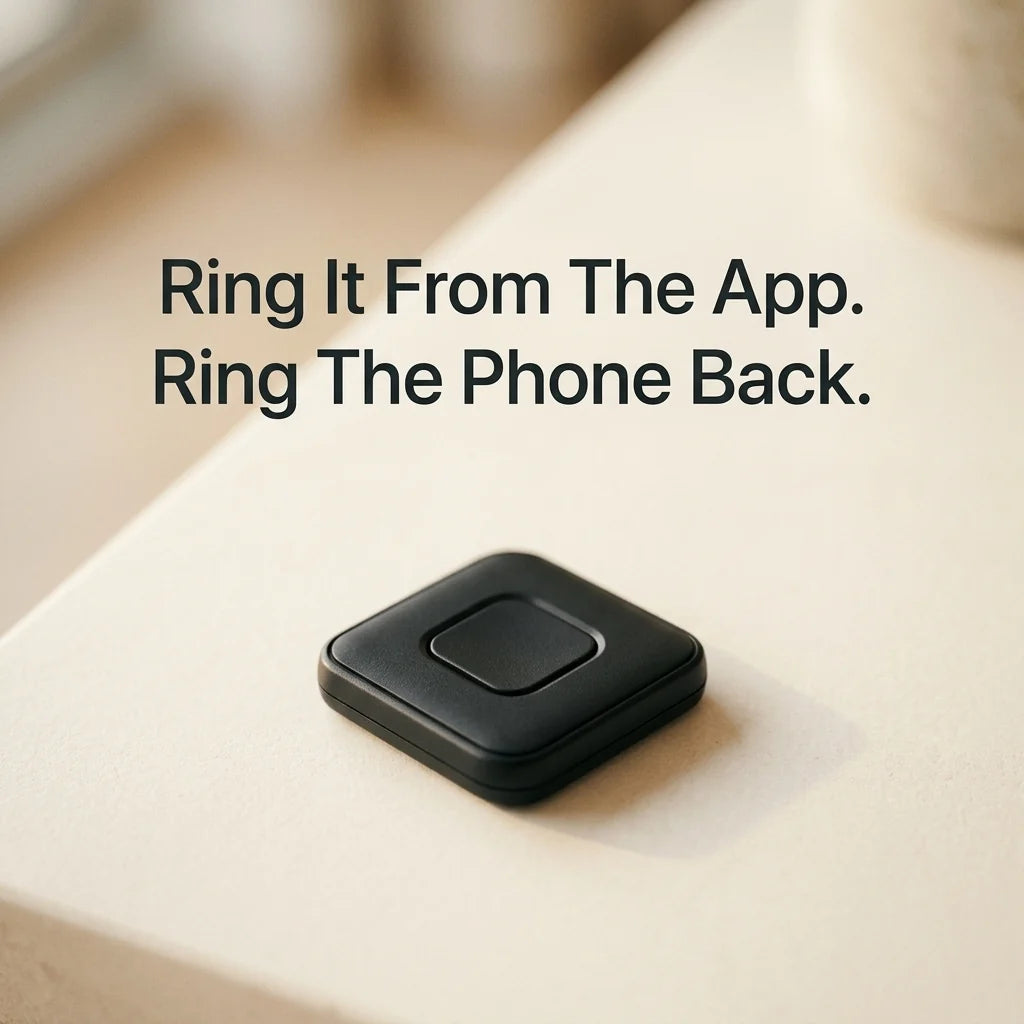 Item Finder Tag Bluetooth & App-Controlled Replaceable Battery