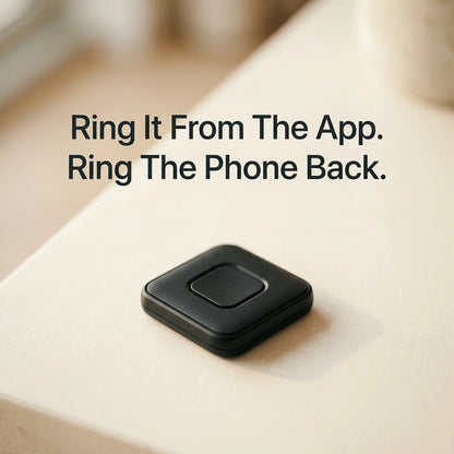 Item Finder Tag Bluetooth & App-Controlled Replaceable Battery