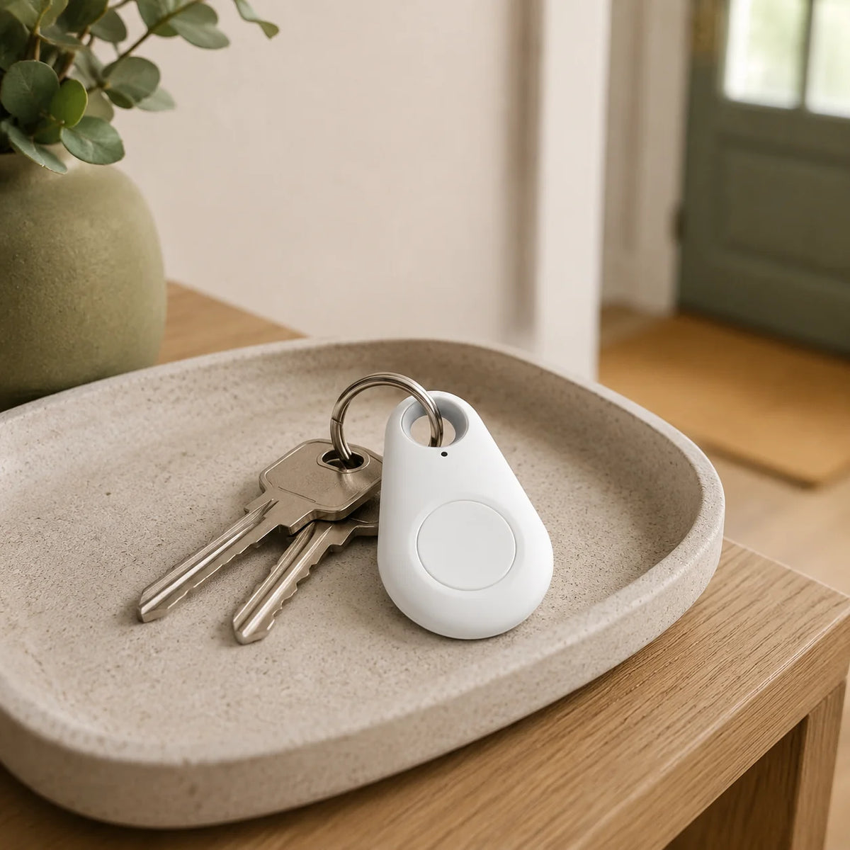 Item Finder Tag Bluetooth & App-Controlled Replaceable Battery