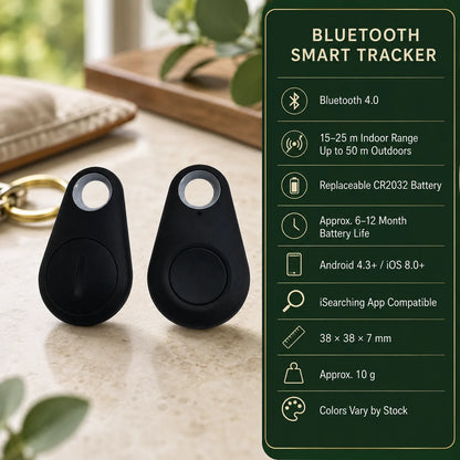 Item Finder Tag Bluetooth & App-Controlled Replaceable Battery