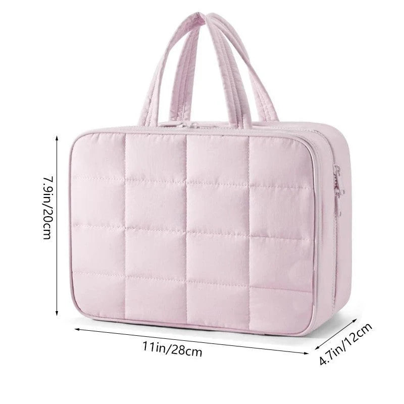 Jewelry Organizer Bag Removable Inserts & Clear Pockets