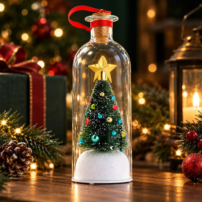 Keepsake Bottle Voice-Recordable No Batteries Mini Tree