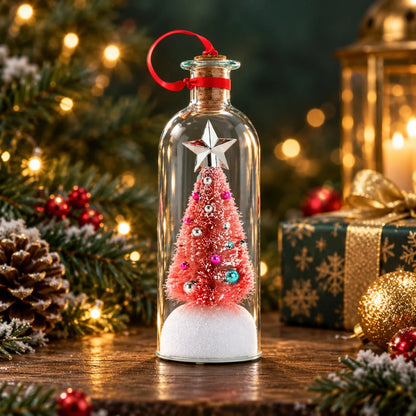 Keepsake Bottle Voice-Recordable No Batteries Mini Tree