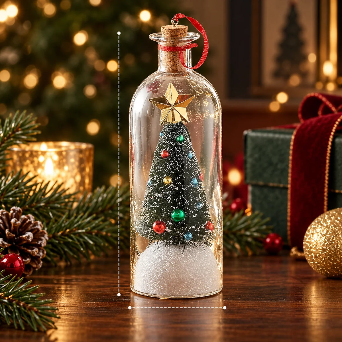 Keepsake Bottle Voice-Recordable No Batteries Mini Tree