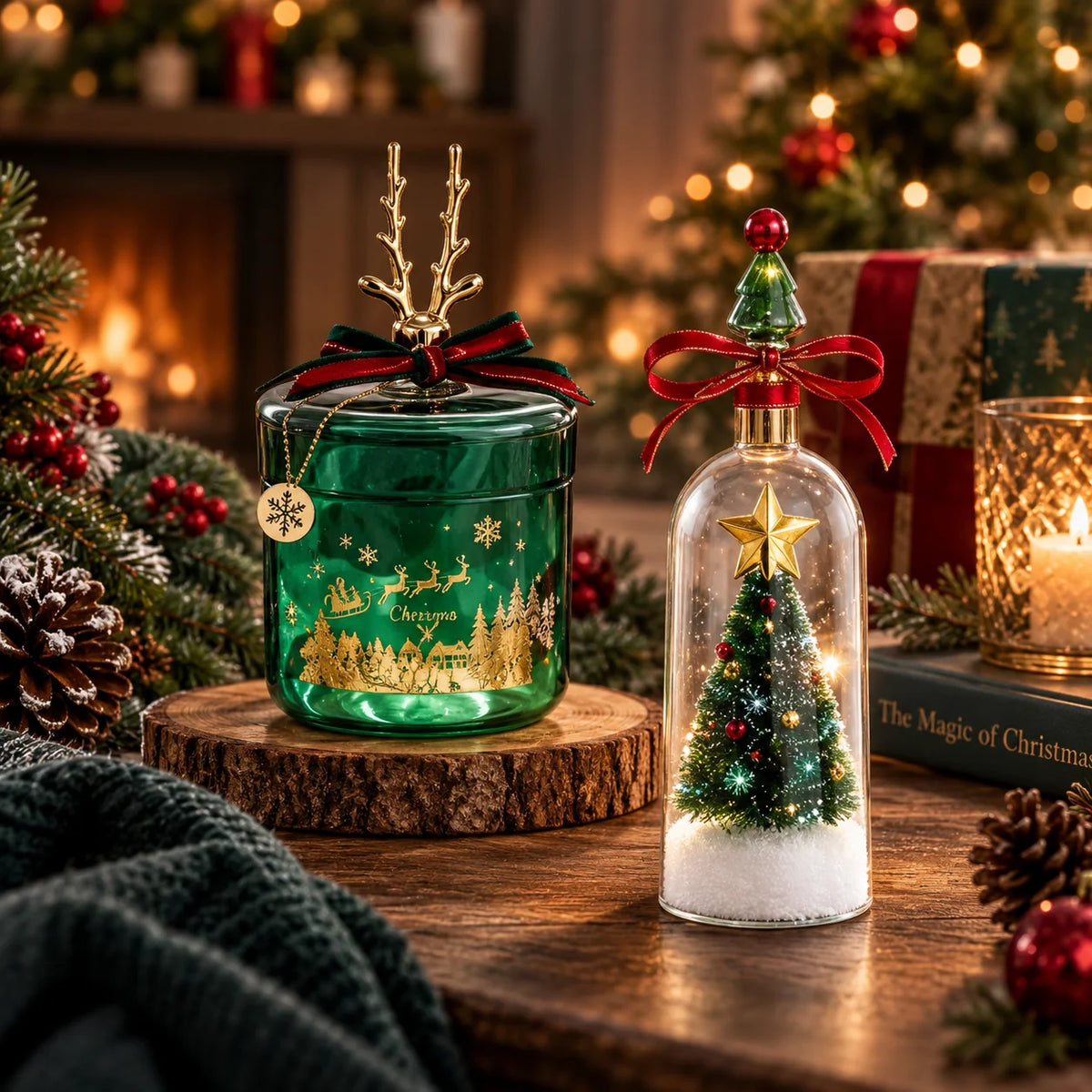 Keepsake Bottle Voice-Recordable No Batteries Mini Tree