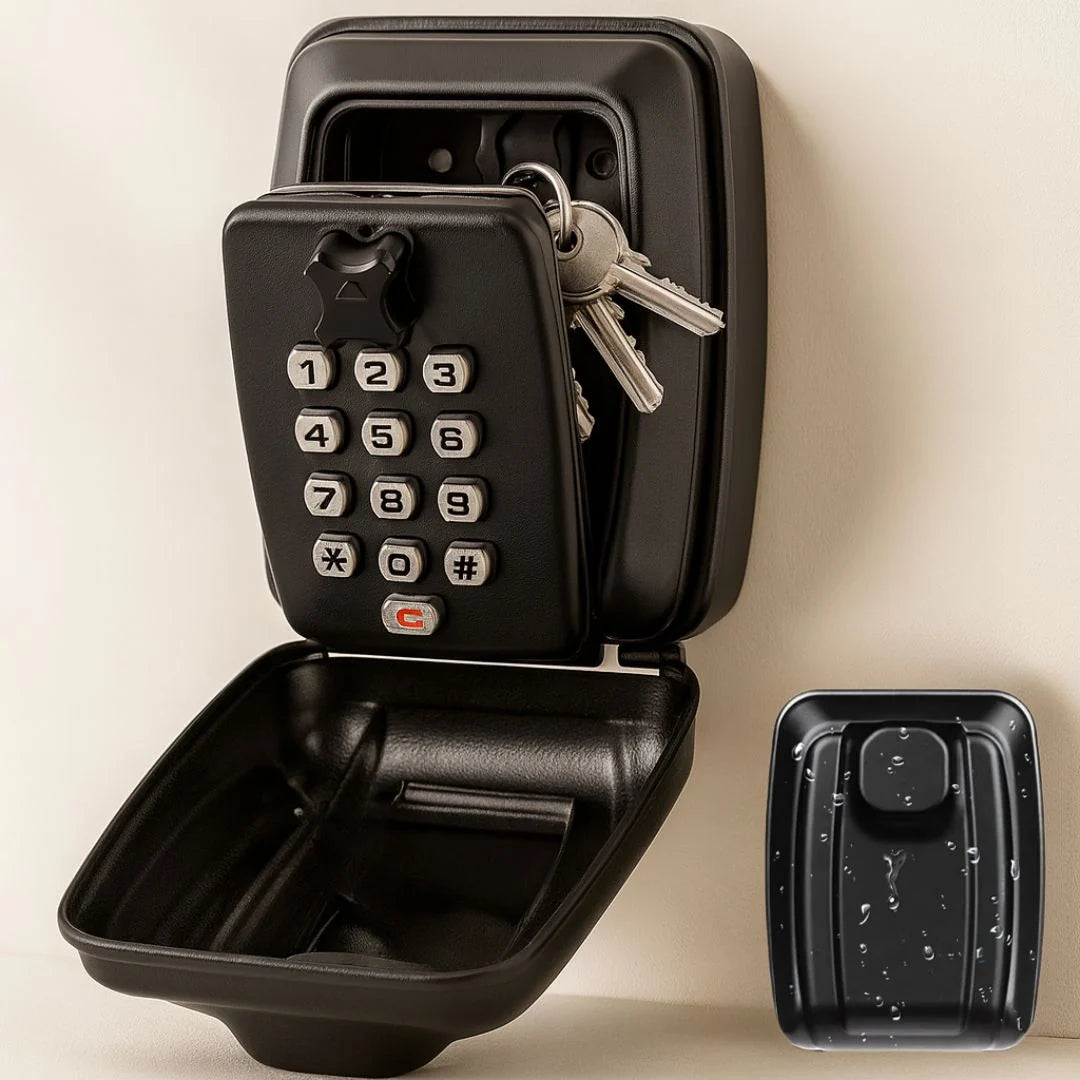 Key Safe Wall-Mount Weatherproof Zinc Adjustable Combination Lock
