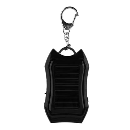 Keychain Power Bank Solar Charging LED Flashlight
