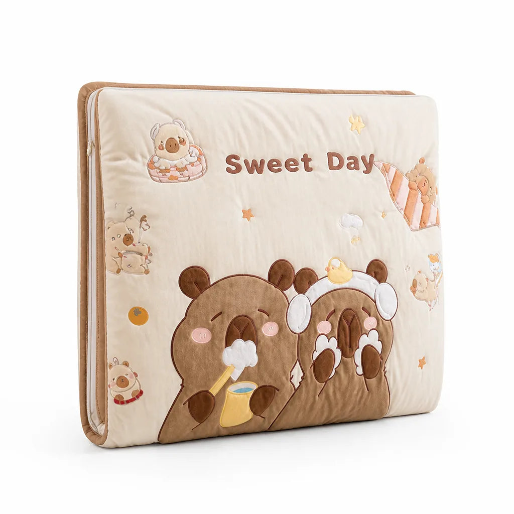 Kids Bedding Set Quilted Plush Warming Microfiber