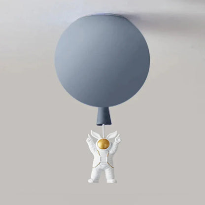 Kids Ceiling Lamp Moon & Astronaut Warm White LED