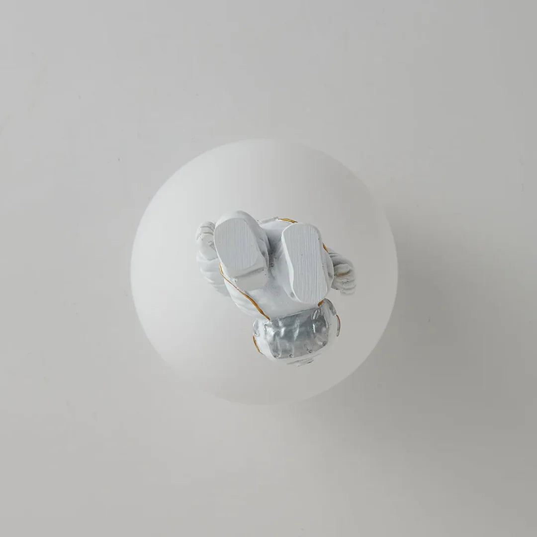 Kids Ceiling Lamp Moon & Astronaut Warm White LED