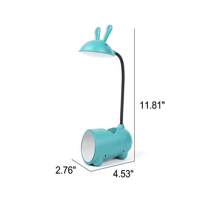 Kids Desk Lamp Rabbit Design Touch Control USB Rechargeable