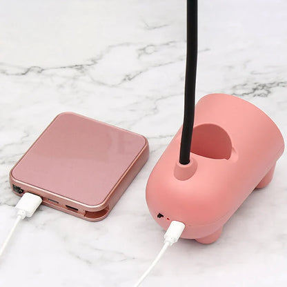 Kids Desk Lamp Rabbit Design Touch Control USB Rechargeable