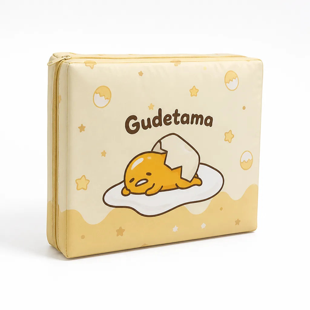 Kids Duvet Set 4-Piece Gudetama Print Machine Washable