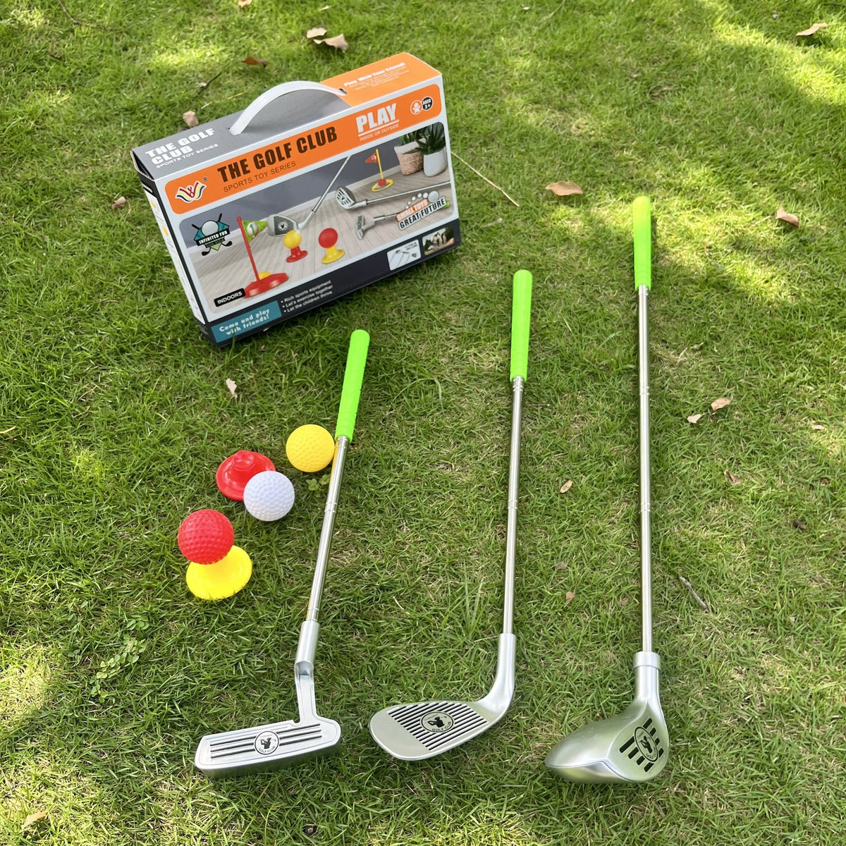Kids Golf Set Adjustable Telescopic Clubs & Accessories