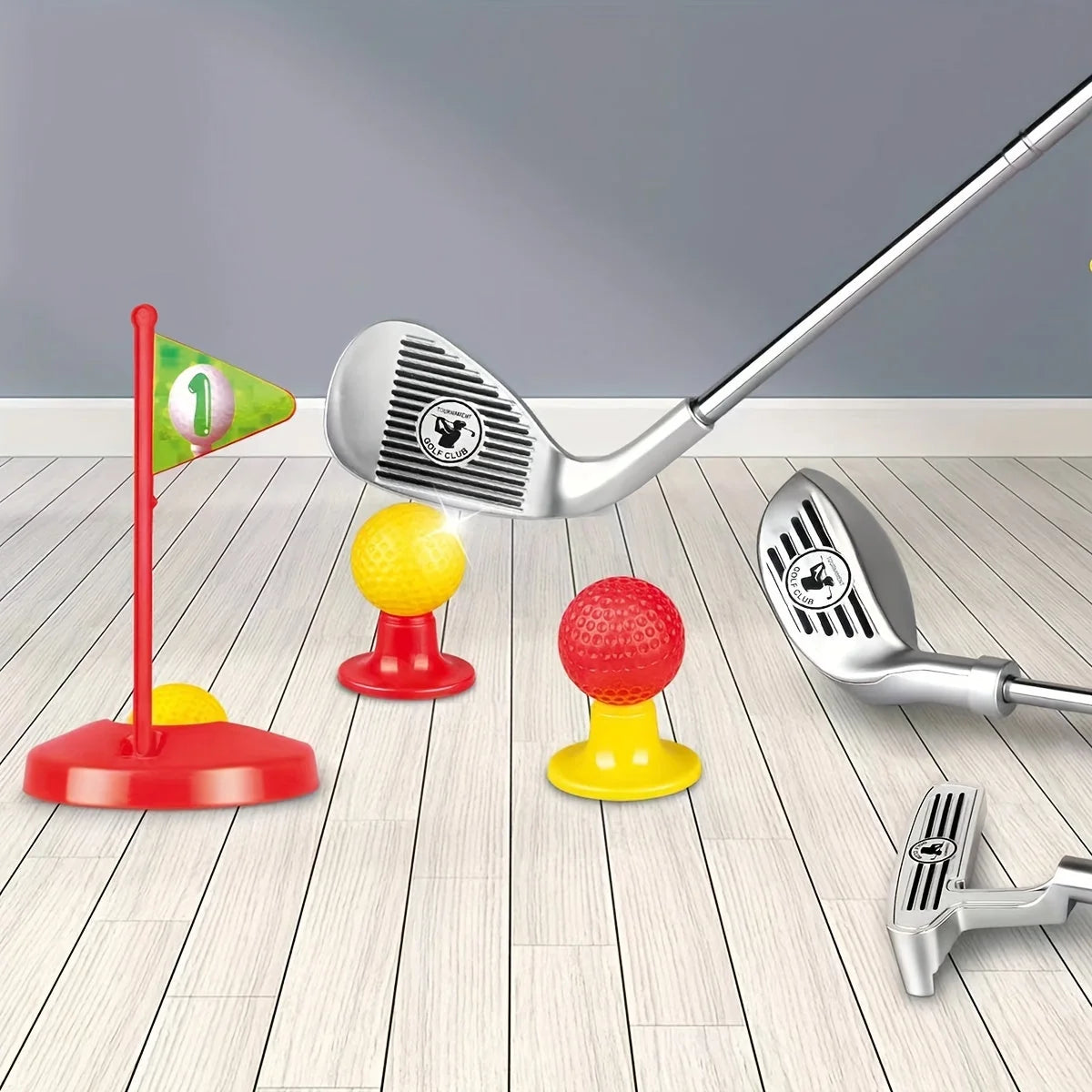 Kids Golf Set Adjustable Telescopic Clubs & Accessories