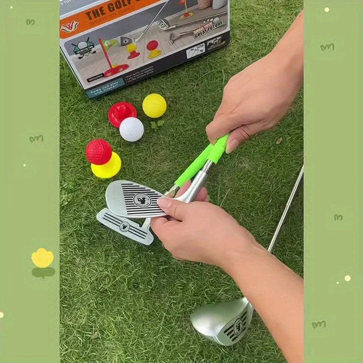 Kids Golf Set Adjustable Telescopic Clubs & Accessories