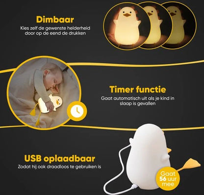 Kids Night Light Dimmable Silicone 30-Min Auto Timer