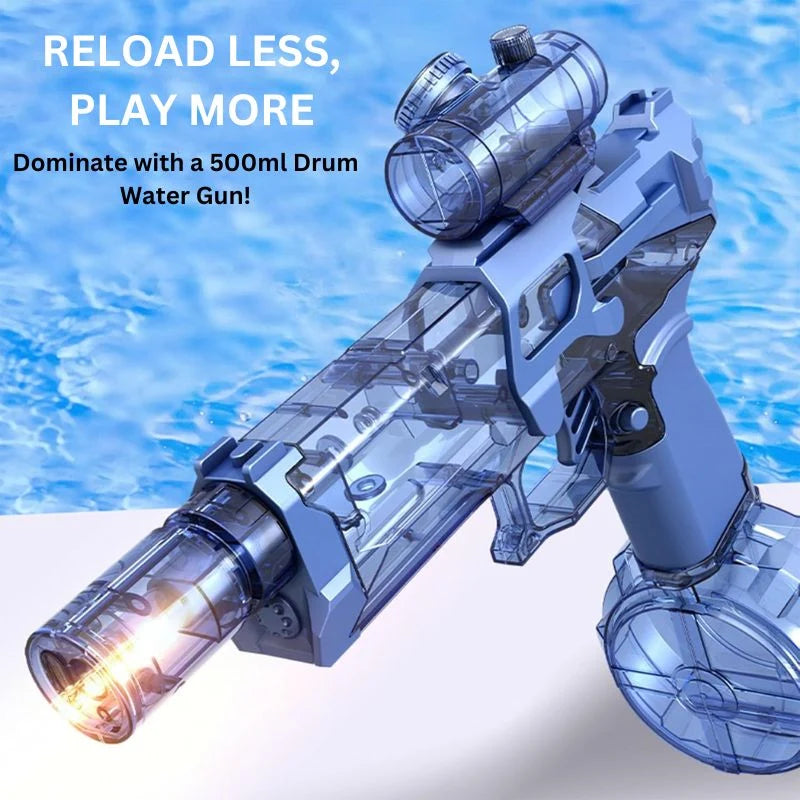 Kids Water Blaster Motorized Continuous Stream Rechargeable